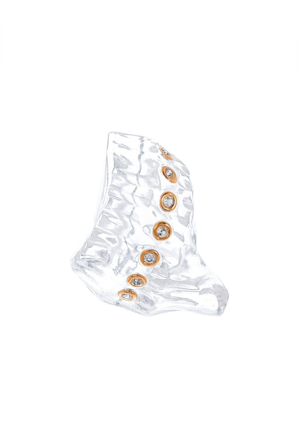 Diamond Sardinia Shell Bead-ROSE GOLD-JEWELRYFINE JEWELPENDANT-DEZSO BY SARA BELTRAN