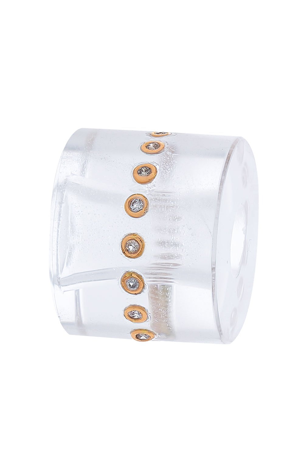 DEZSO BY SARA BELTRAN-Diamond Short Bead Charm-ROSE GOLD