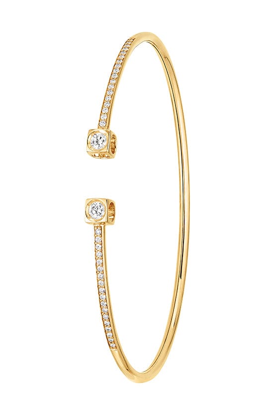 DINH VAN-Le Cube Diamant Medium Bracelet-YELLOW GOLD
