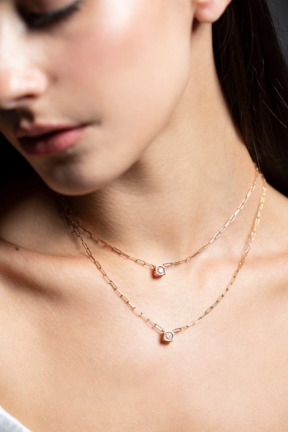 DINH VAN-Le Cube Diamant Large Necklace-ROSE GOLD
