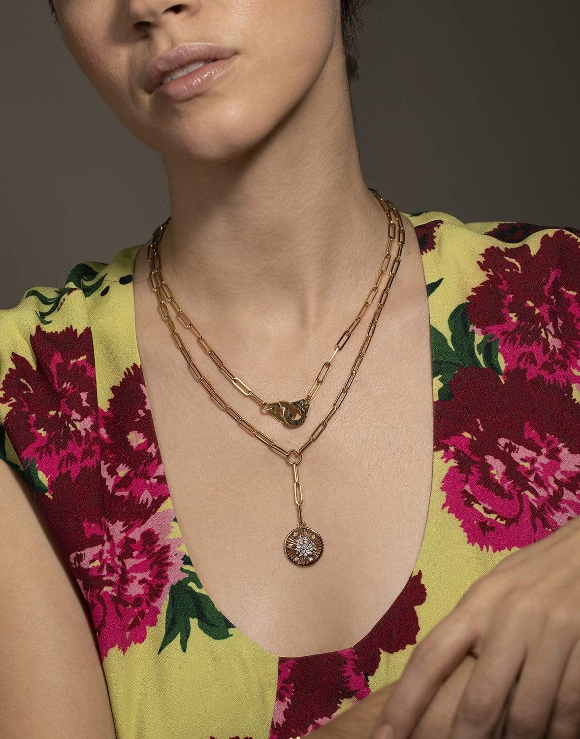 DINH VAN-Menottes R10 Chain Necklace-YELLOW GOLD