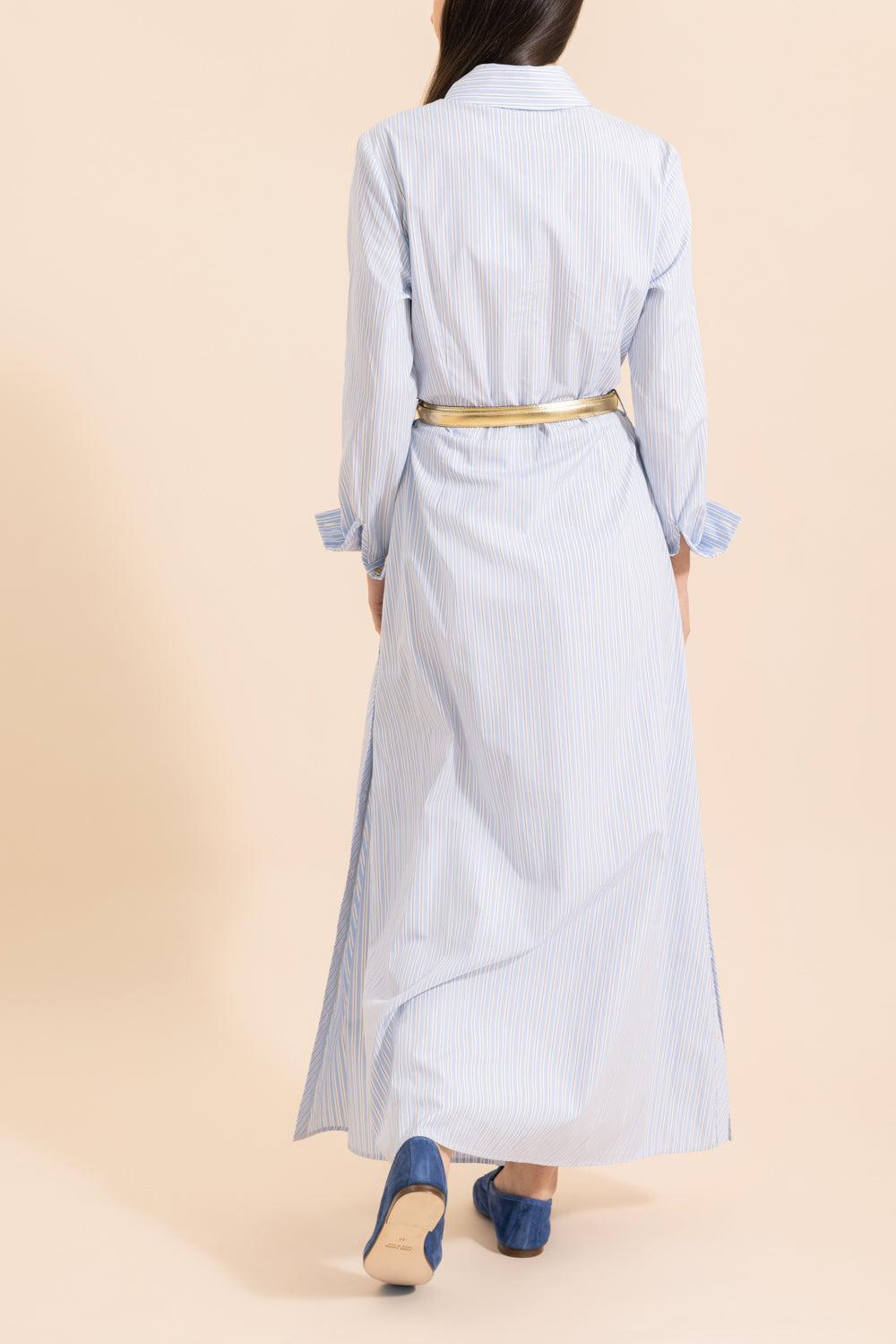 Yvette Dress-STRIPE-34-CLOTHINGDRESSCASUAL-DMN PARIS