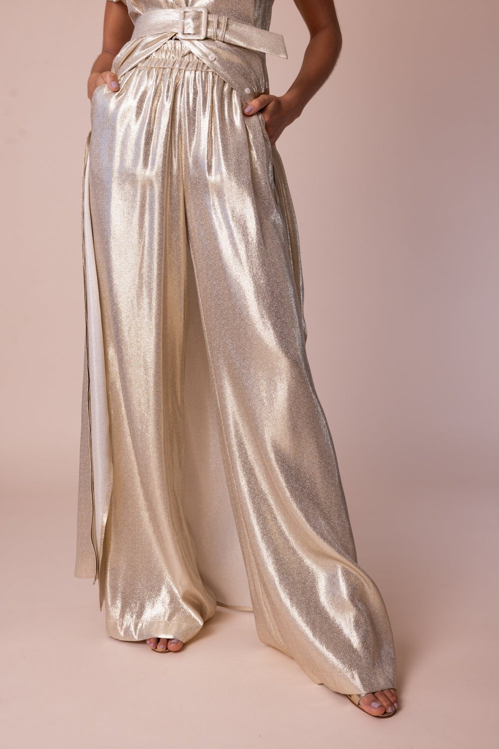 DMN PARIS-Jil Pant - Gold-