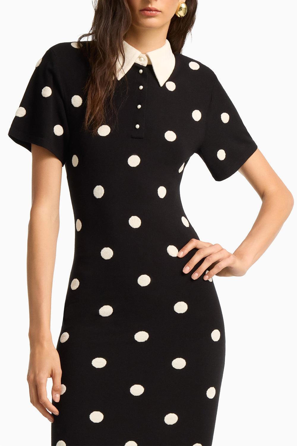  Devon Polka Dot Midi Dress-POLKADOT-XS-CLOTHINGDRESSCOCKTAIL-DODIEE 