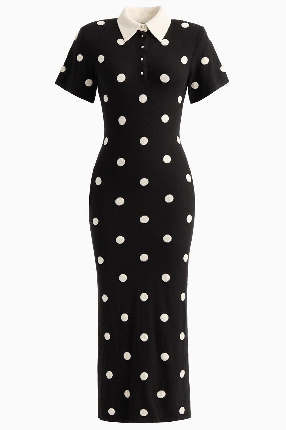 Devon Polka Dot Midi Dress-POLKADOT-XS-CLOTHINGDRESSCOCKTAIL-DODIEE