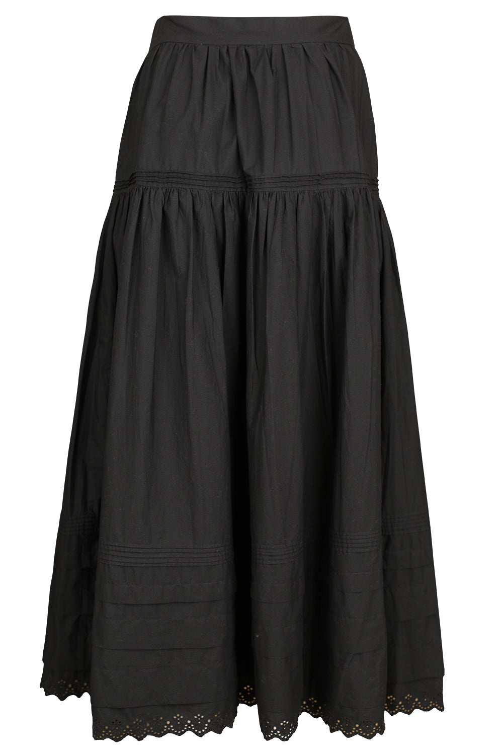 Sebastiane Midi Skirt - Black
