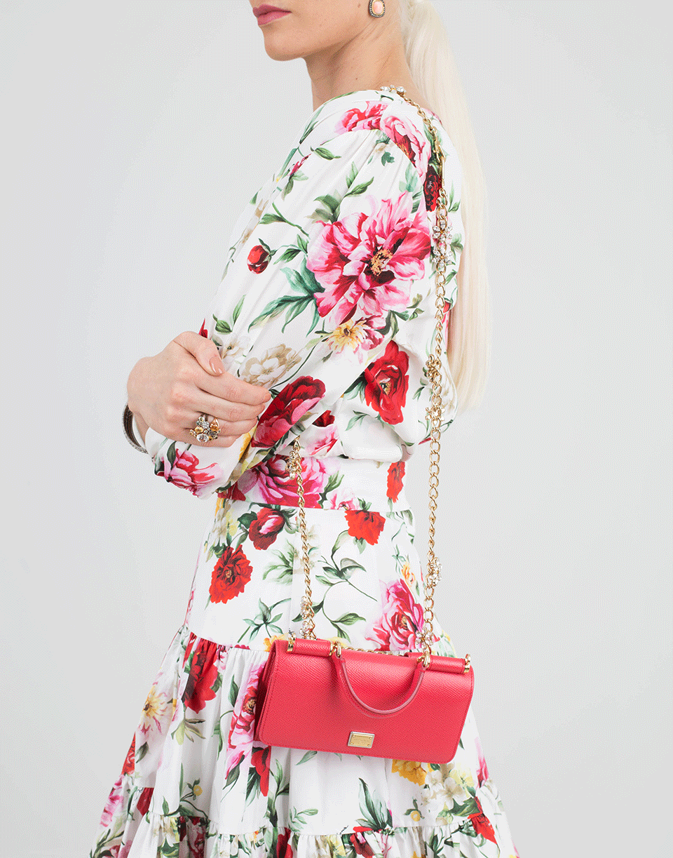 DOLCE & GABBANA-Sicily Von Crystal Belt And Wallet-IBISCUS