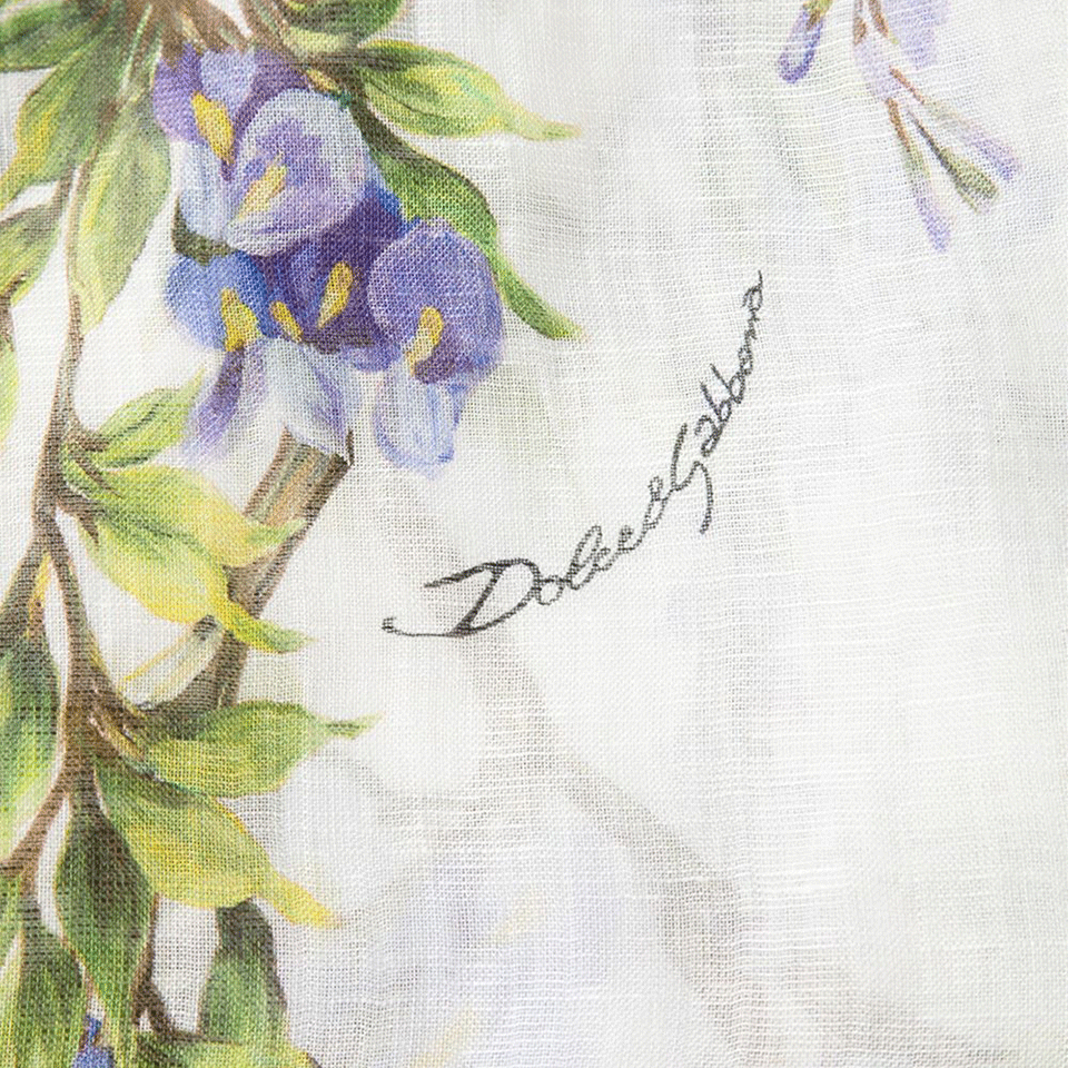 DOLCE & GABBANA-Wisteria Stripe Scarf-WISTERIA