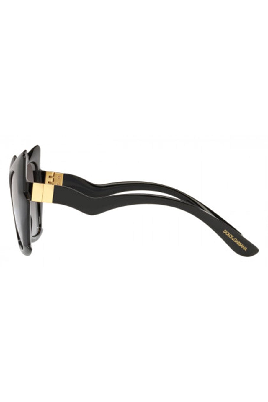 DOLCE & GABBANA-Cat Eye Sunglasses-BLKLTGRY