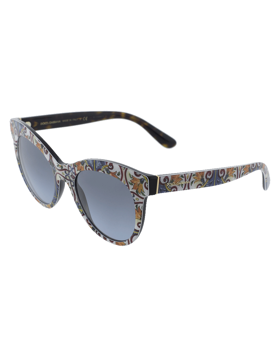 DOLCE & GABBANA-New Mailoica Sunglasses-BLU MULT