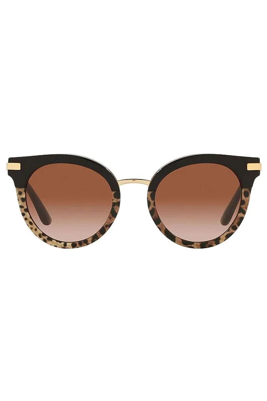 DOLCE & GABBANA-Wayfarer Sunglasses-BRN/GLD