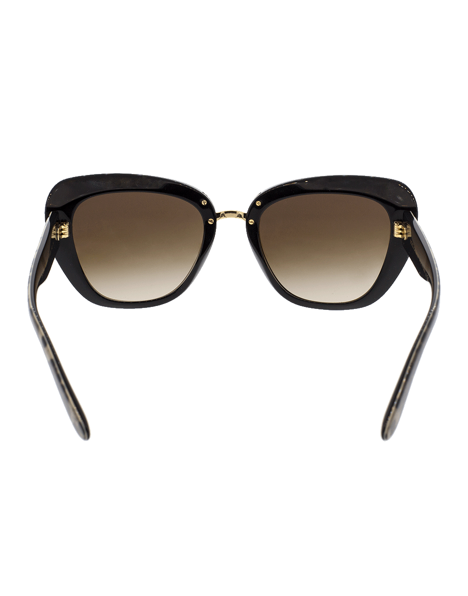 DOLCE & GABBANA-Leopard Sunglasses-BROWN