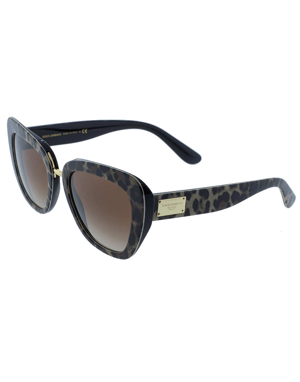 DOLCE & GABBANA-Leopard Sunglasses-LEOPARD