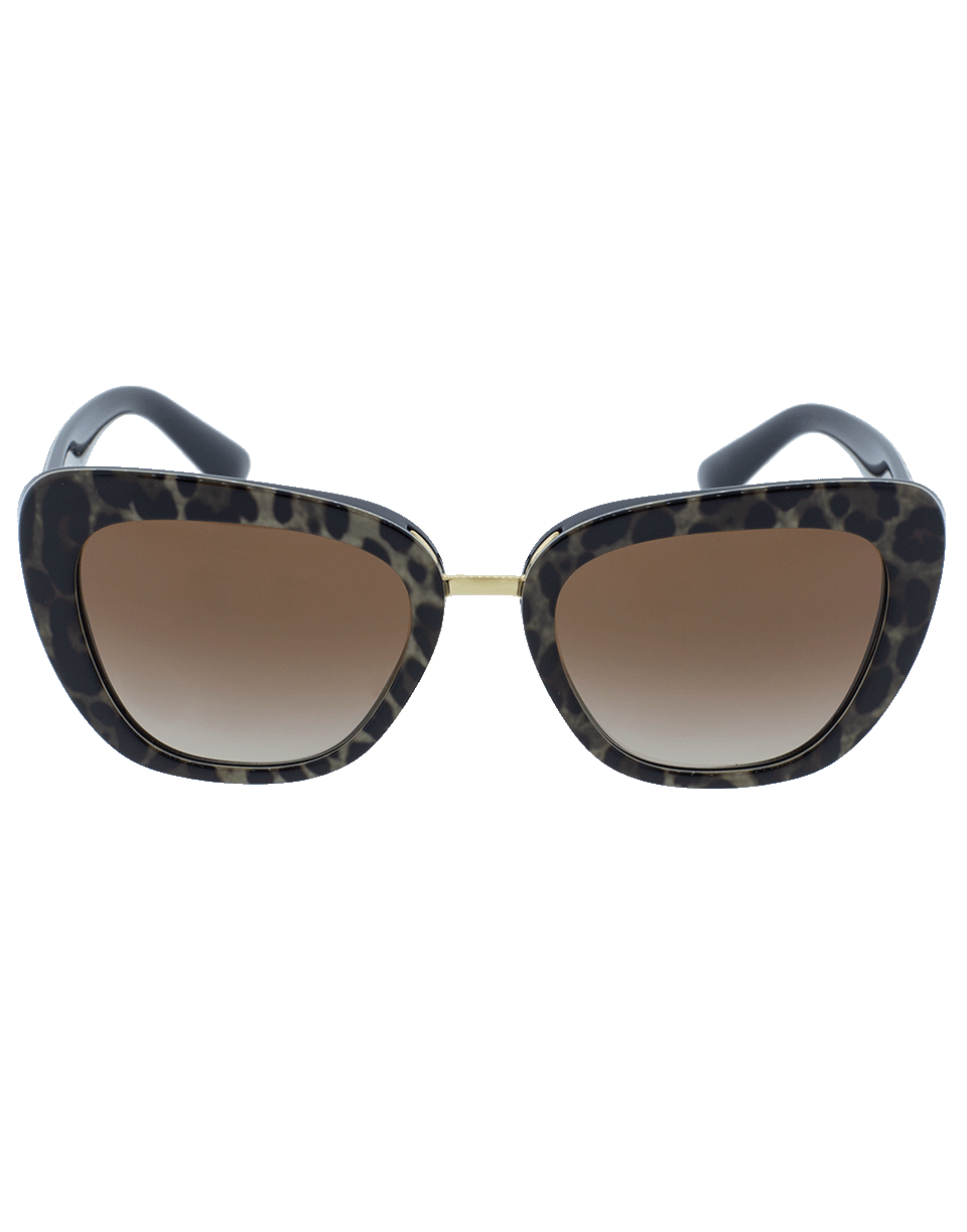 DOLCE & GABBANA-Leopard Sunglasses-LEOPARD