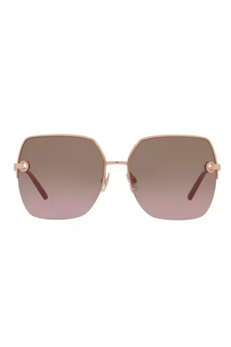 DOLCE & GABBANA-Square Sunglasses-PINK/BRN