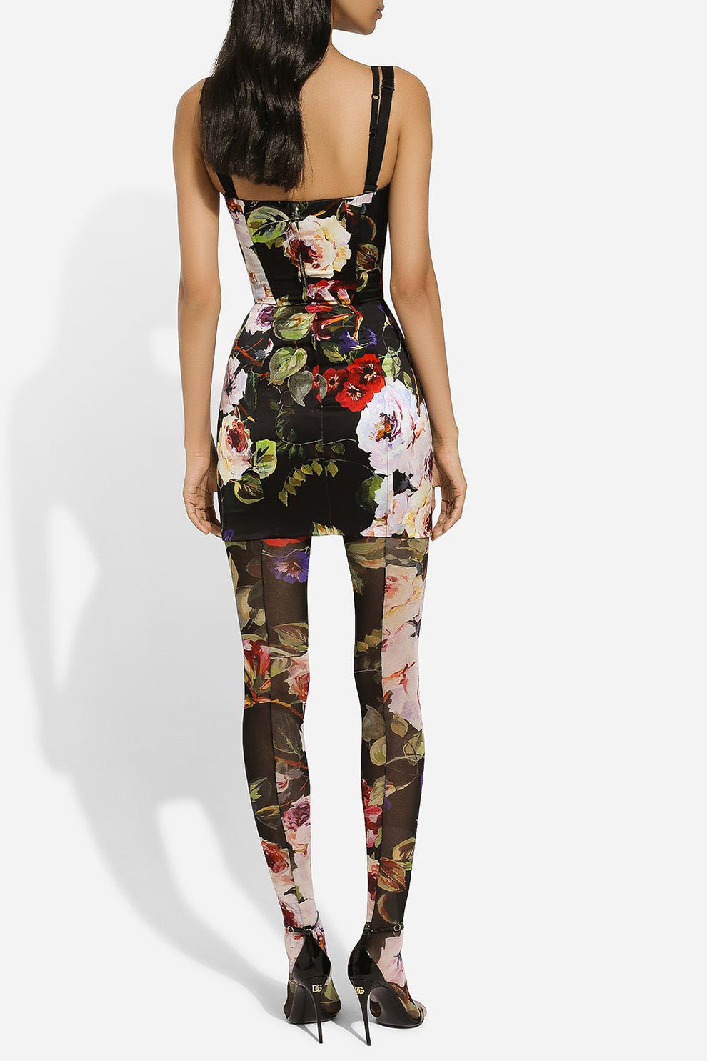dolce & gabbana mini dress Bustier Mini Dress