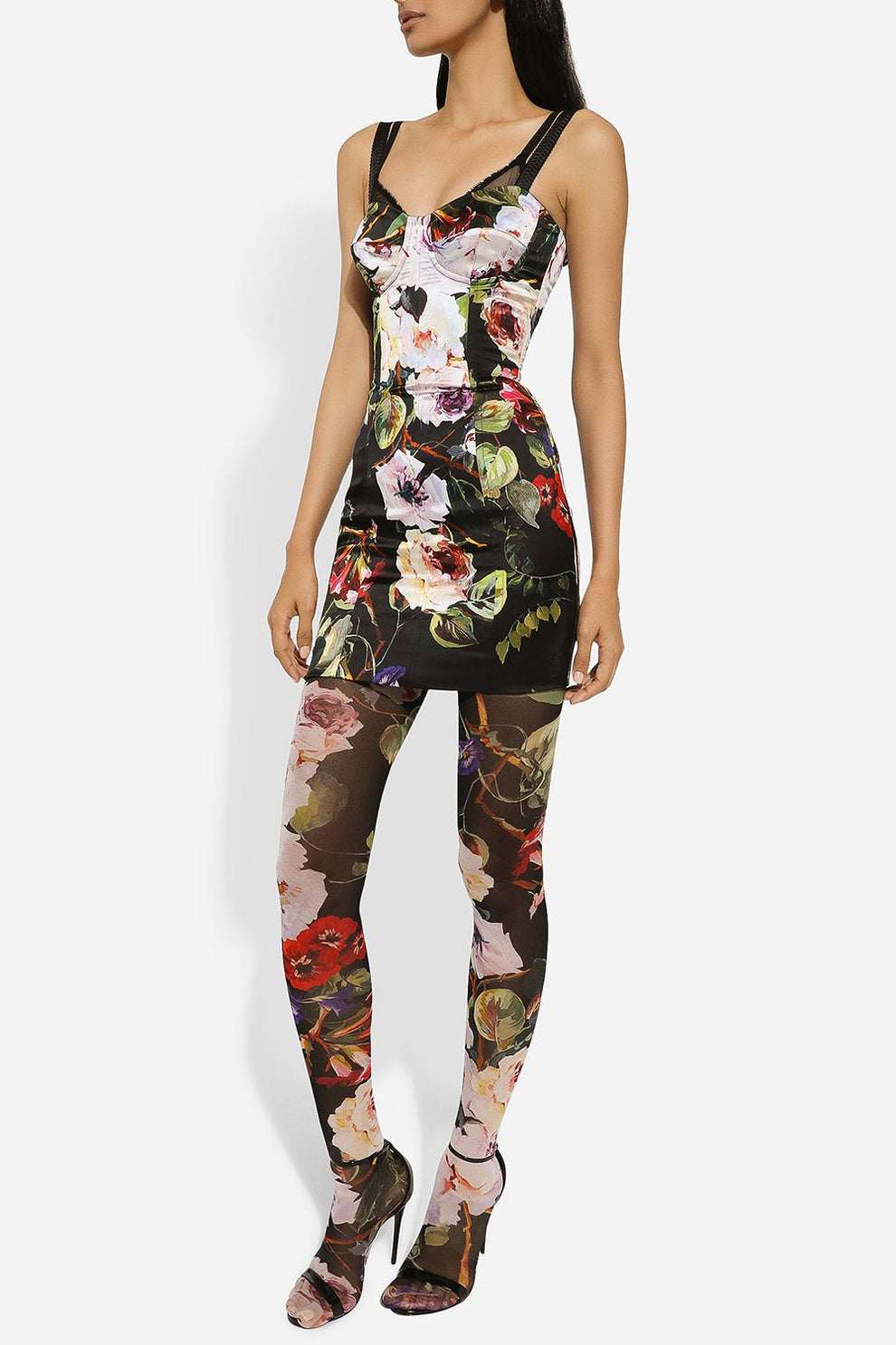 dolce and gabbana mini dress Bustier Mini Dress