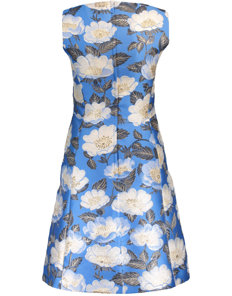 DOLCE & GABBANA-Jascquard Fitted Dress-