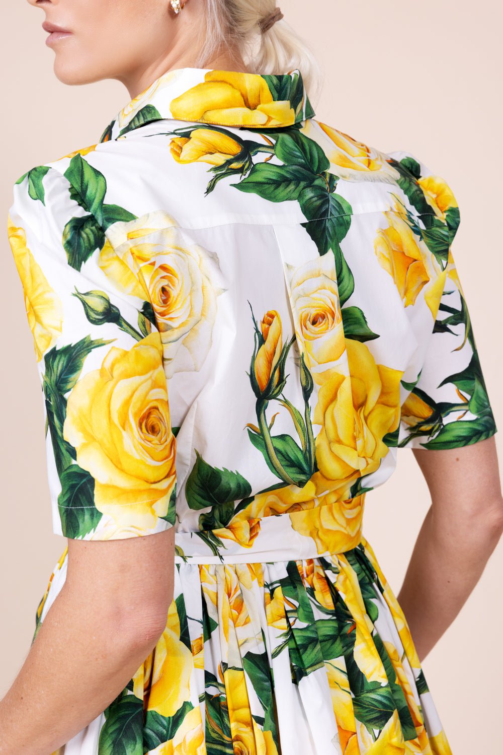 DOLCE & GABBANA-Floral Shirt Dress-