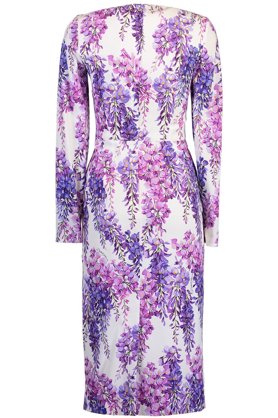 DOLCE & GABBANA-Long Sleeve Tubino Dress-