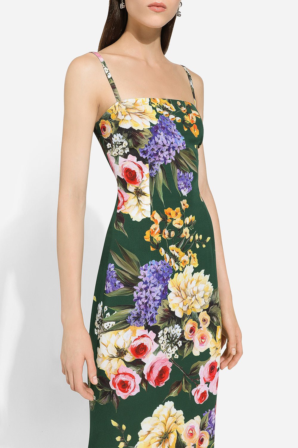 DOLCE & GABBANA-Sleeveless Tubino Midi Dress-