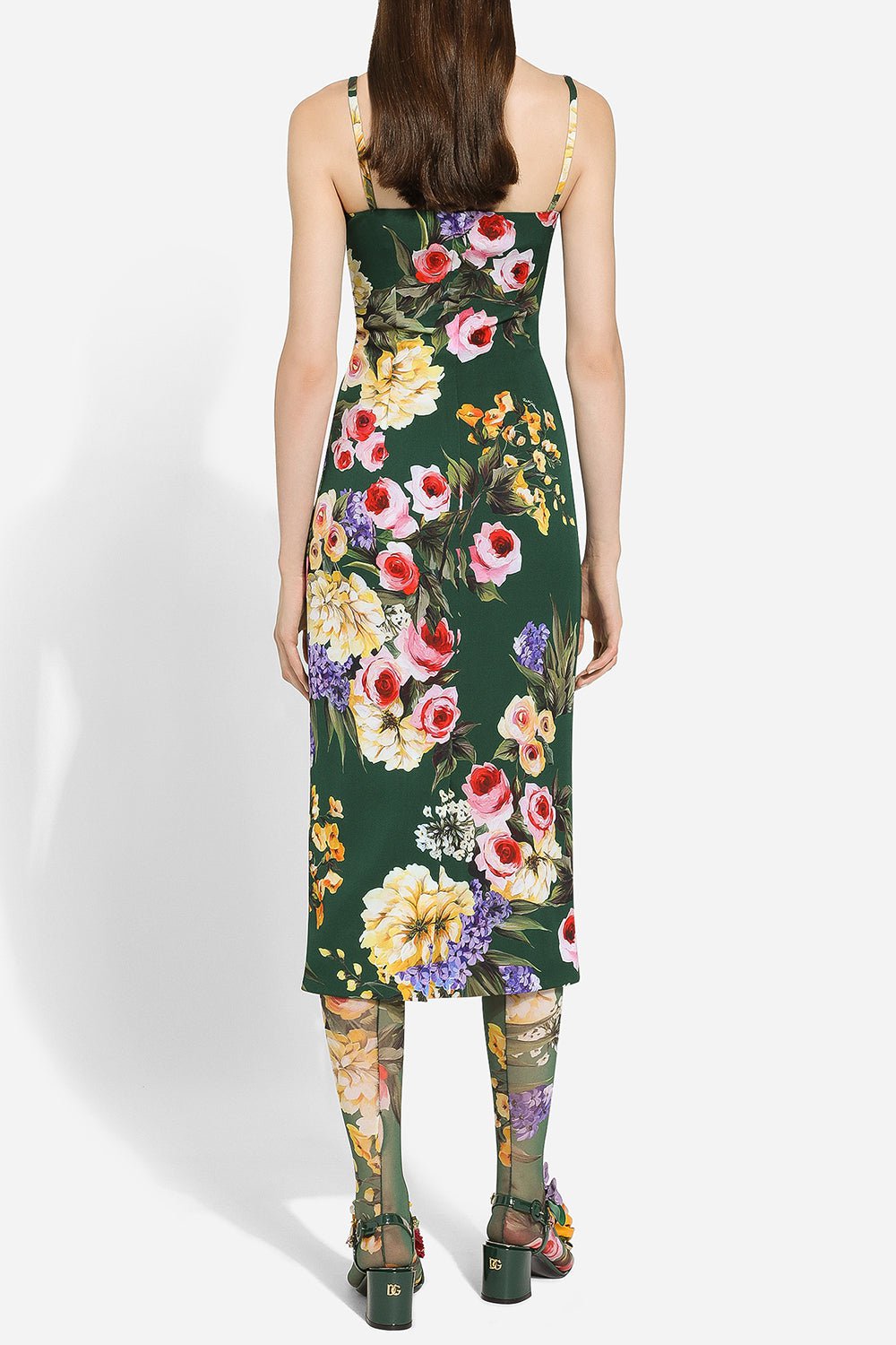 DOLCE & GABBANA-Sleeveless Tubino Midi Dress-