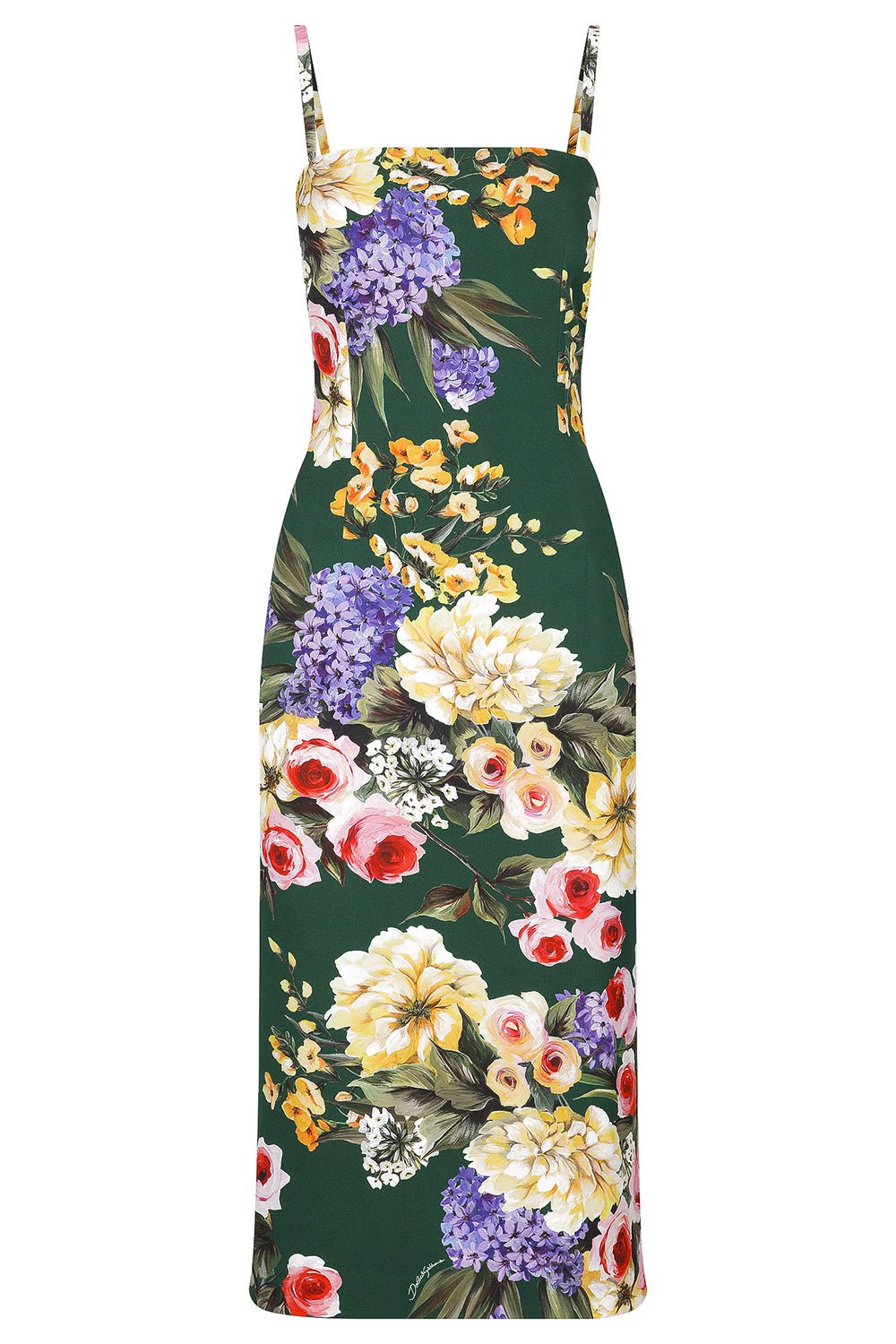 DOLCE & GABBANA-Sleeveless Tubino Midi Dress-
