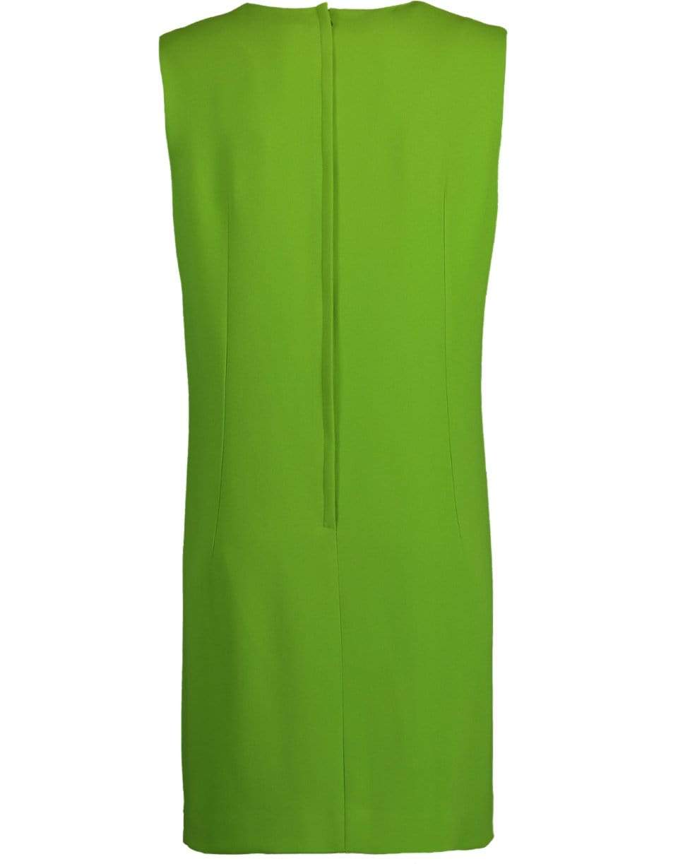 DOLCE & GABBANA-Lime Shift Dress-