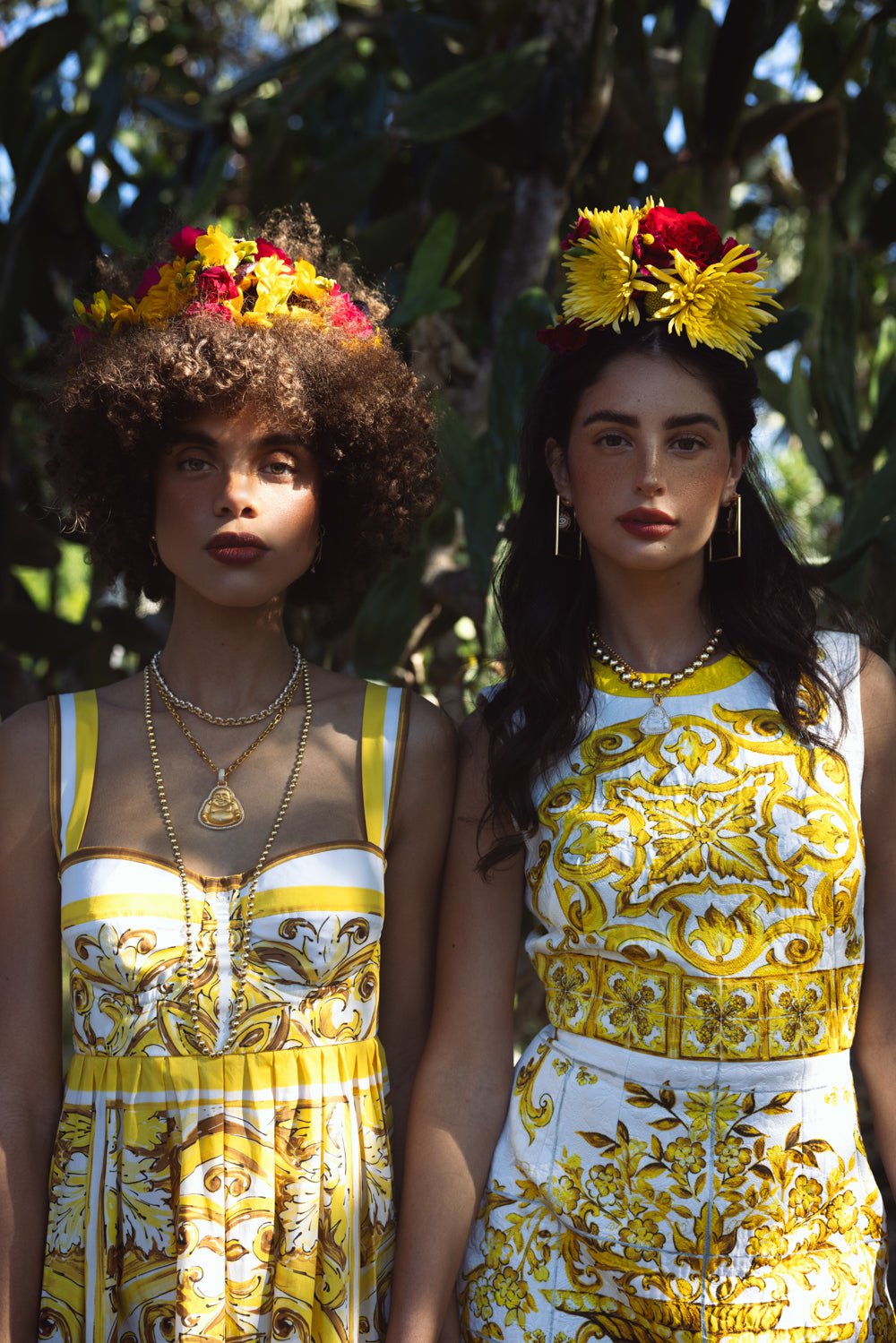 DOLCE & GABBANA-Maiolica Printed Mini Sundress-