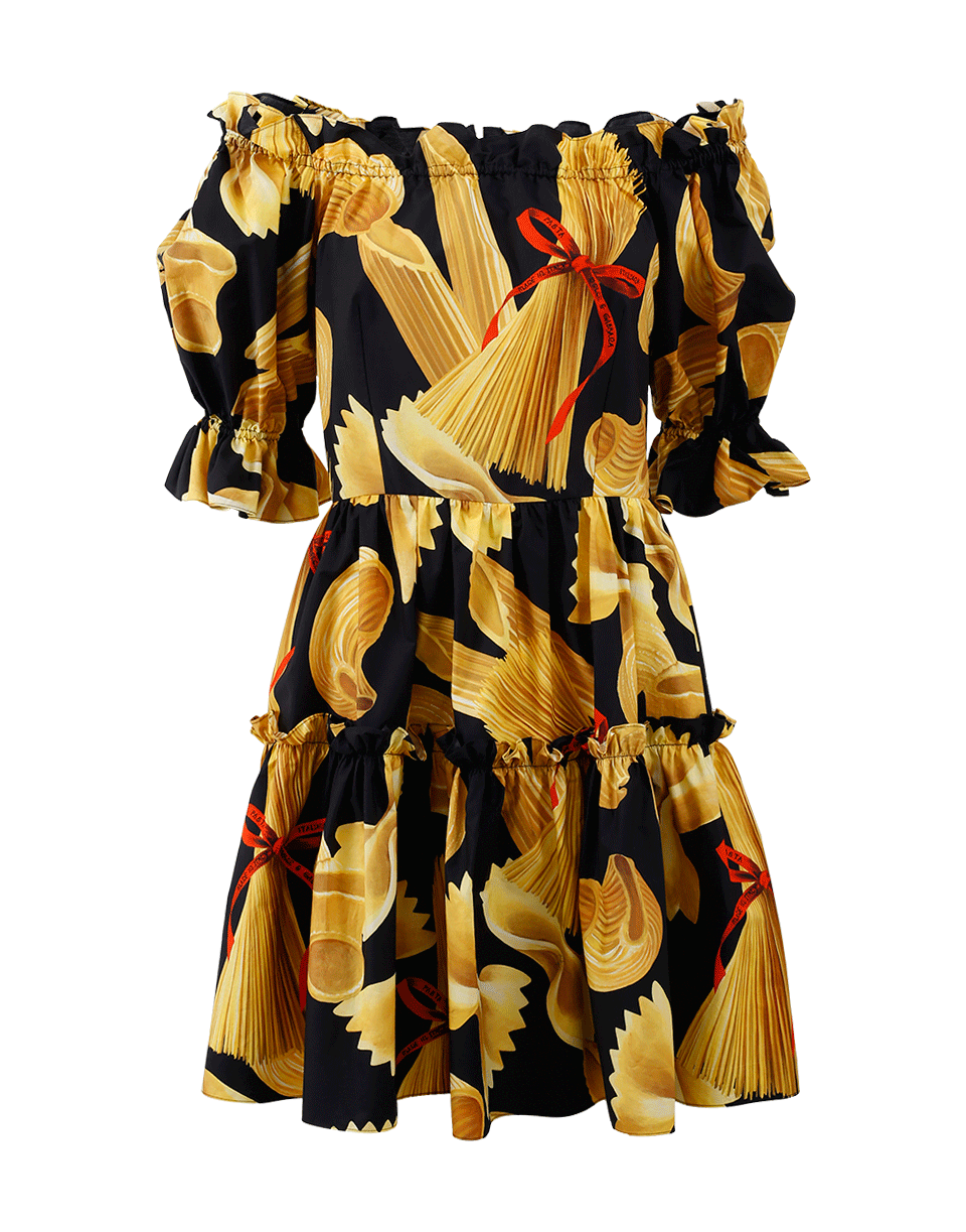 DOLCE & GABBANA-Poplin Pasta Dress-