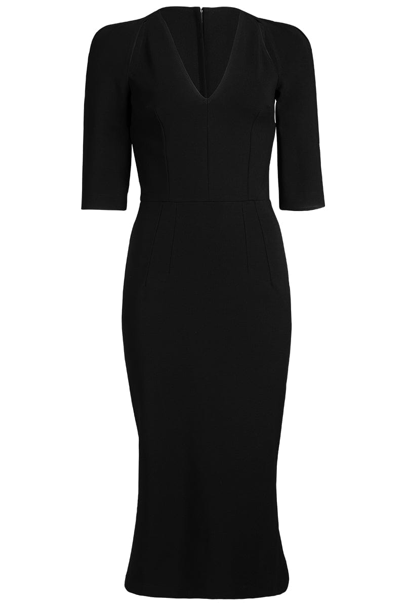 DOLCE & GABBANA-V-Neckline Dress-