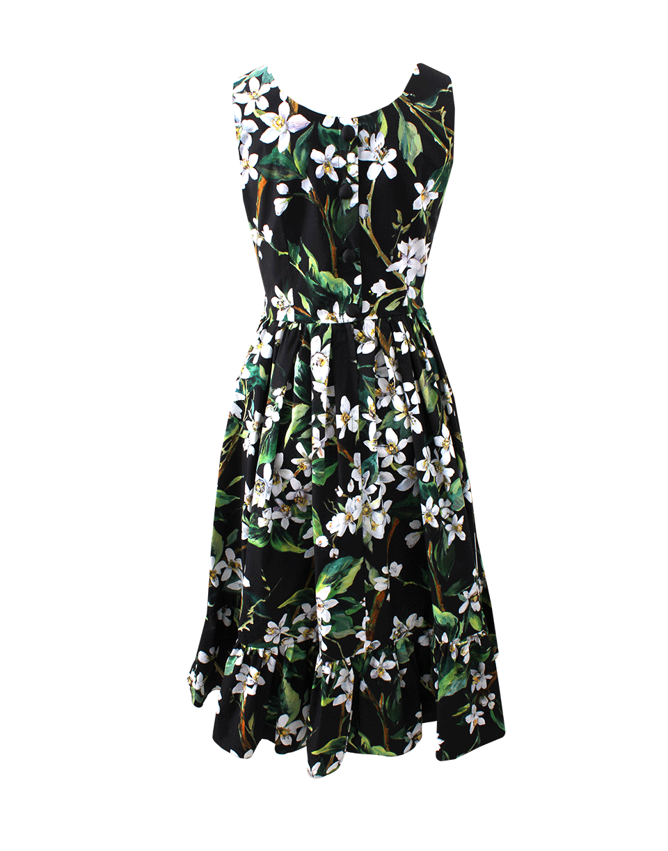 DOLCE & GABBANA-Orange Blossom Dress-