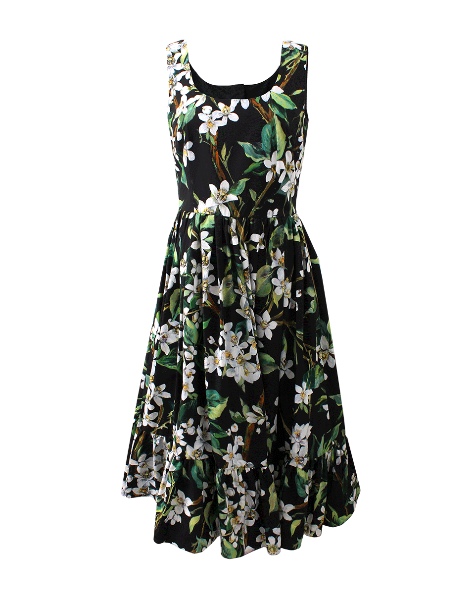 DOLCE & GABBANA-Orange Blossom Dress-