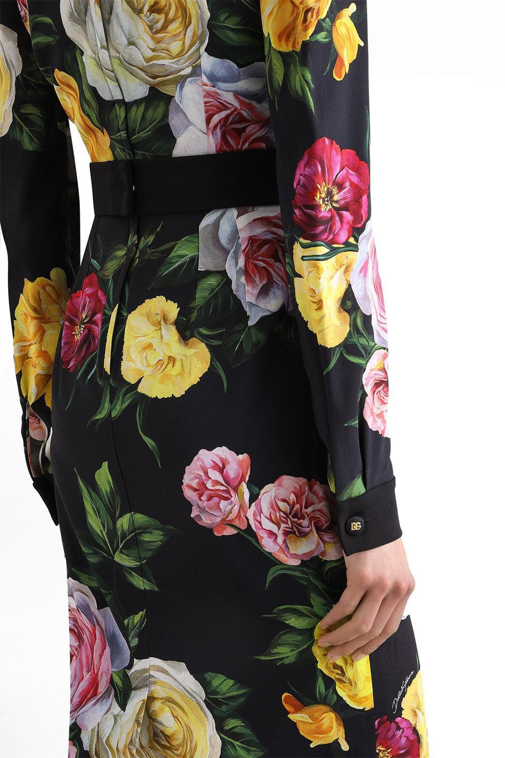 Long Sleeve Printed Shirt Dress | DOLCE & GABBANA  Marissa Collections