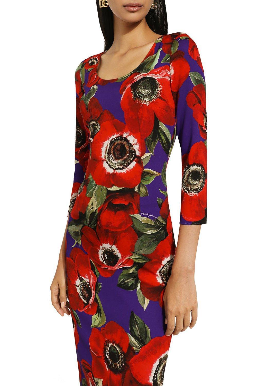 DOLCE & GABBANA-Tubino Midi Dress-