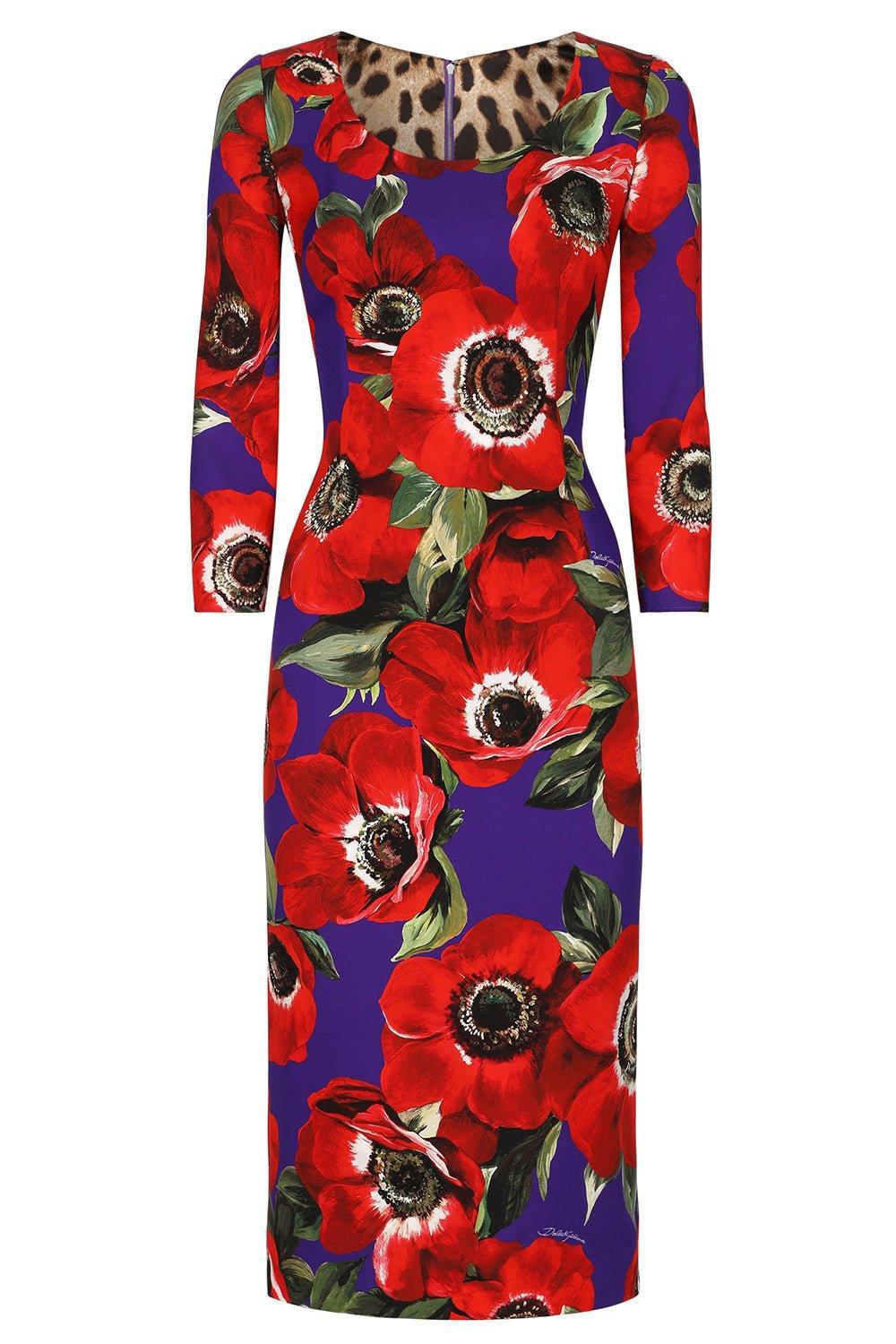 DOLCE & GABBANA-Tubino Midi Dress-
