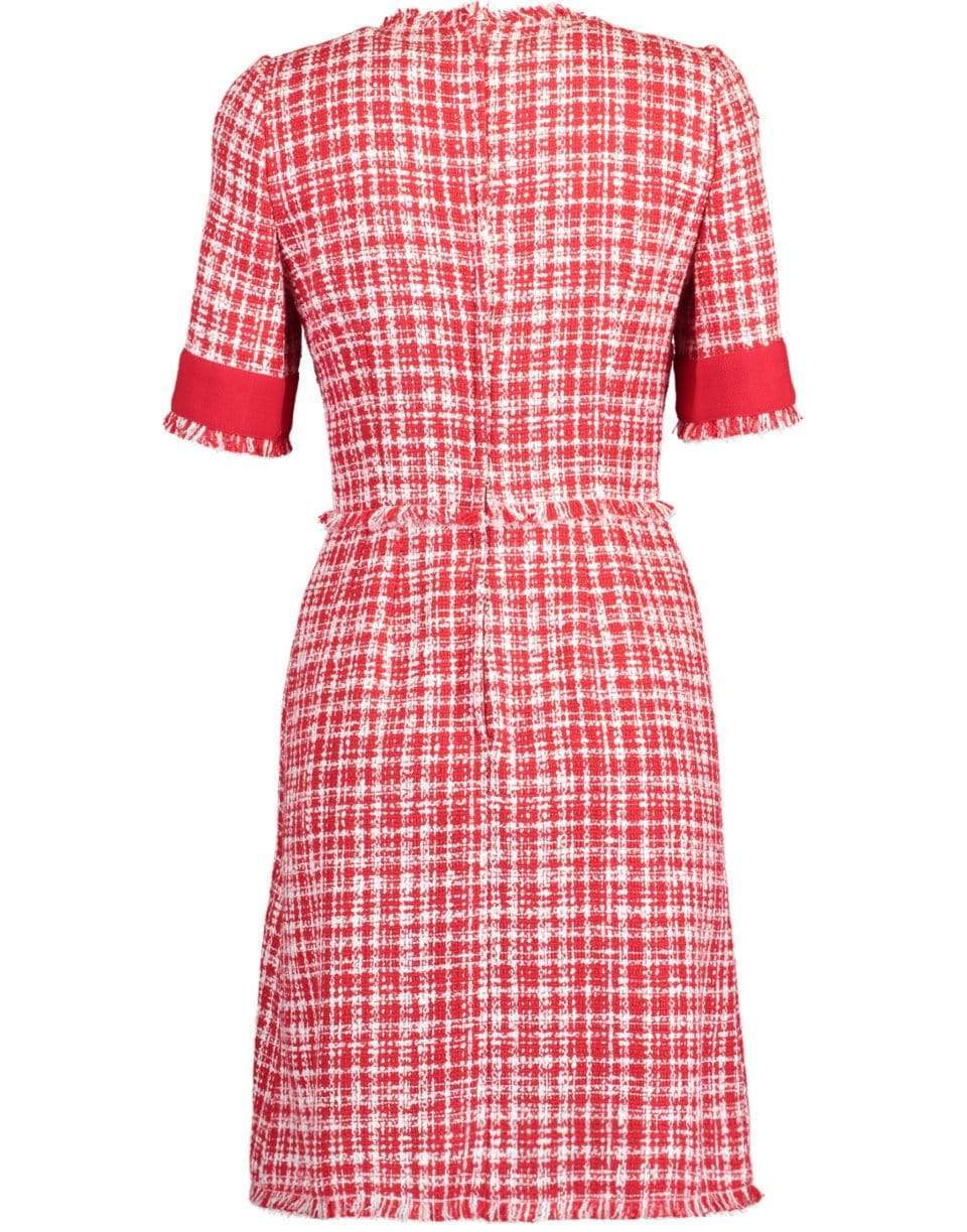DOLCE & GABBANA-Tweed Mini Dress-