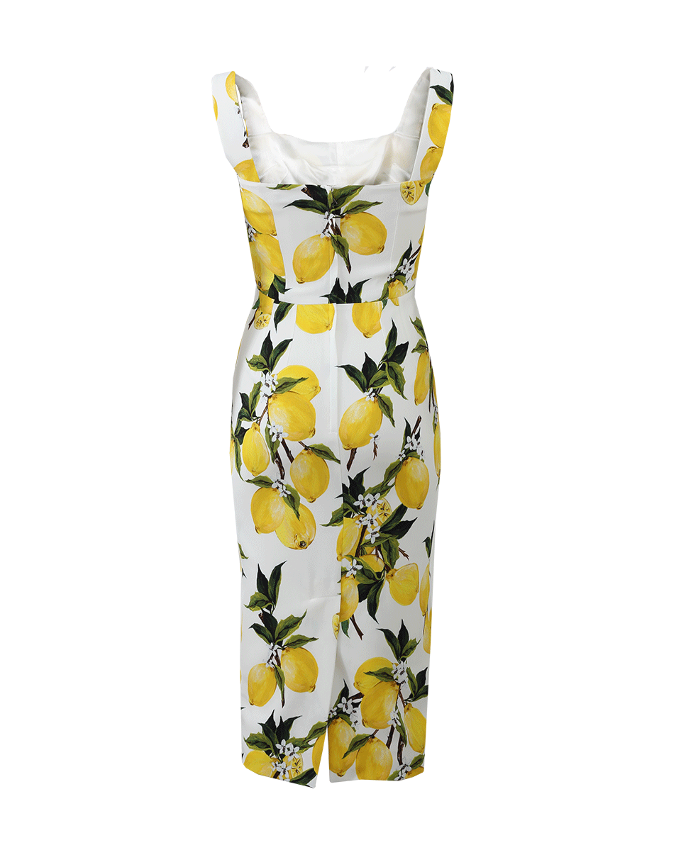 DOLCE & GABBANA-Lemon Print Dress-