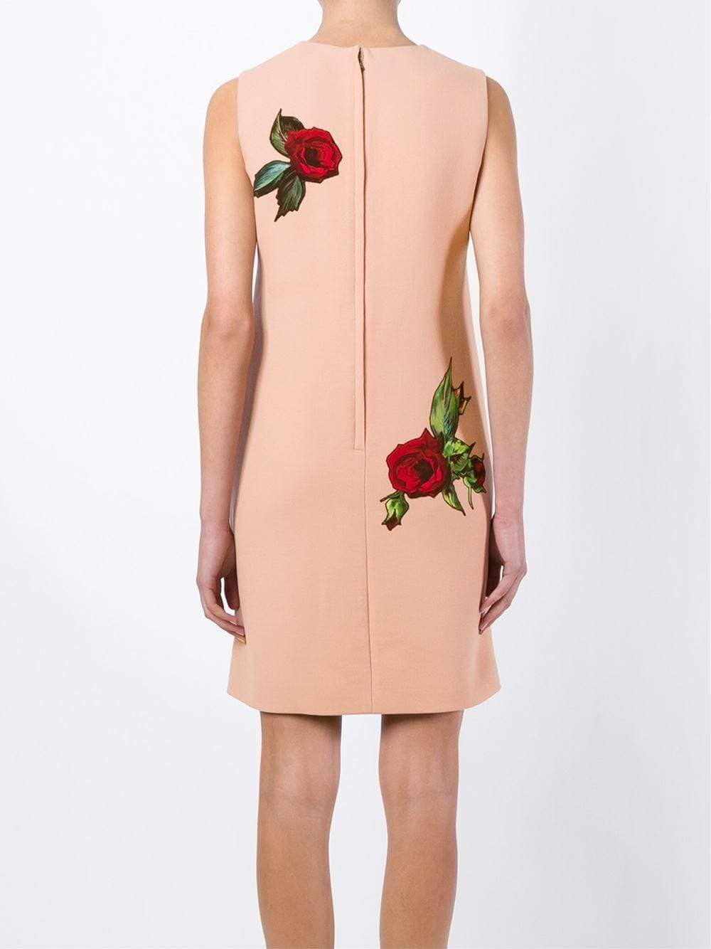 DOLCE & GABBANA-Rose Sheath Dress-BLUSH