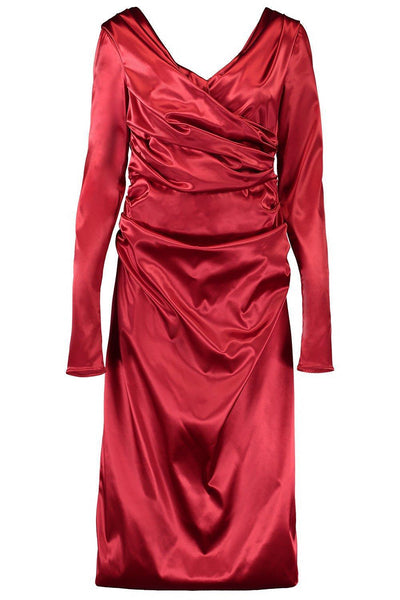dolce and gabbana ruched midi dress Ruched Midi Dress