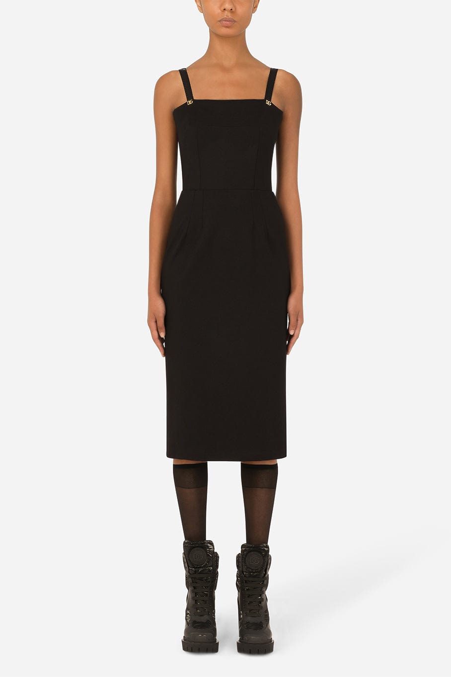 DOLCE & GABBANA-Stretch Jersey Tubino Dress-