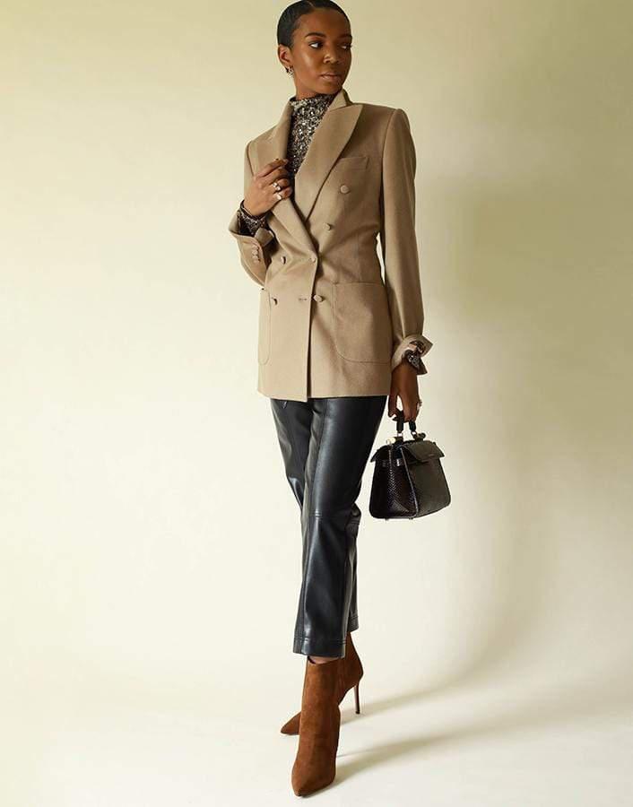 DOLCE & GABBANA-Double Breasted Cashmere Jacket-