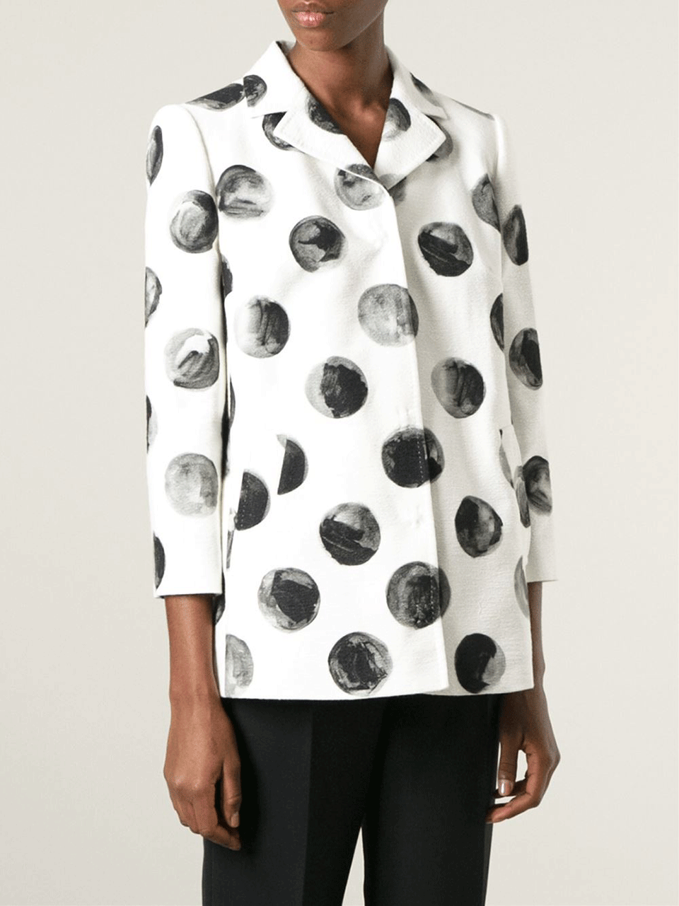 DOLCE & GABBANA-Polka Dot Jacket-