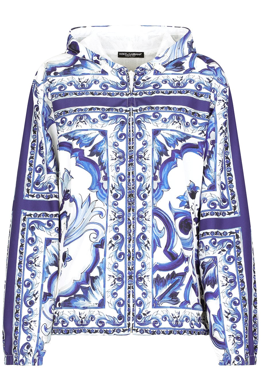 DOLCE & GABBANA-Hooded Jacket With Drawstring-
