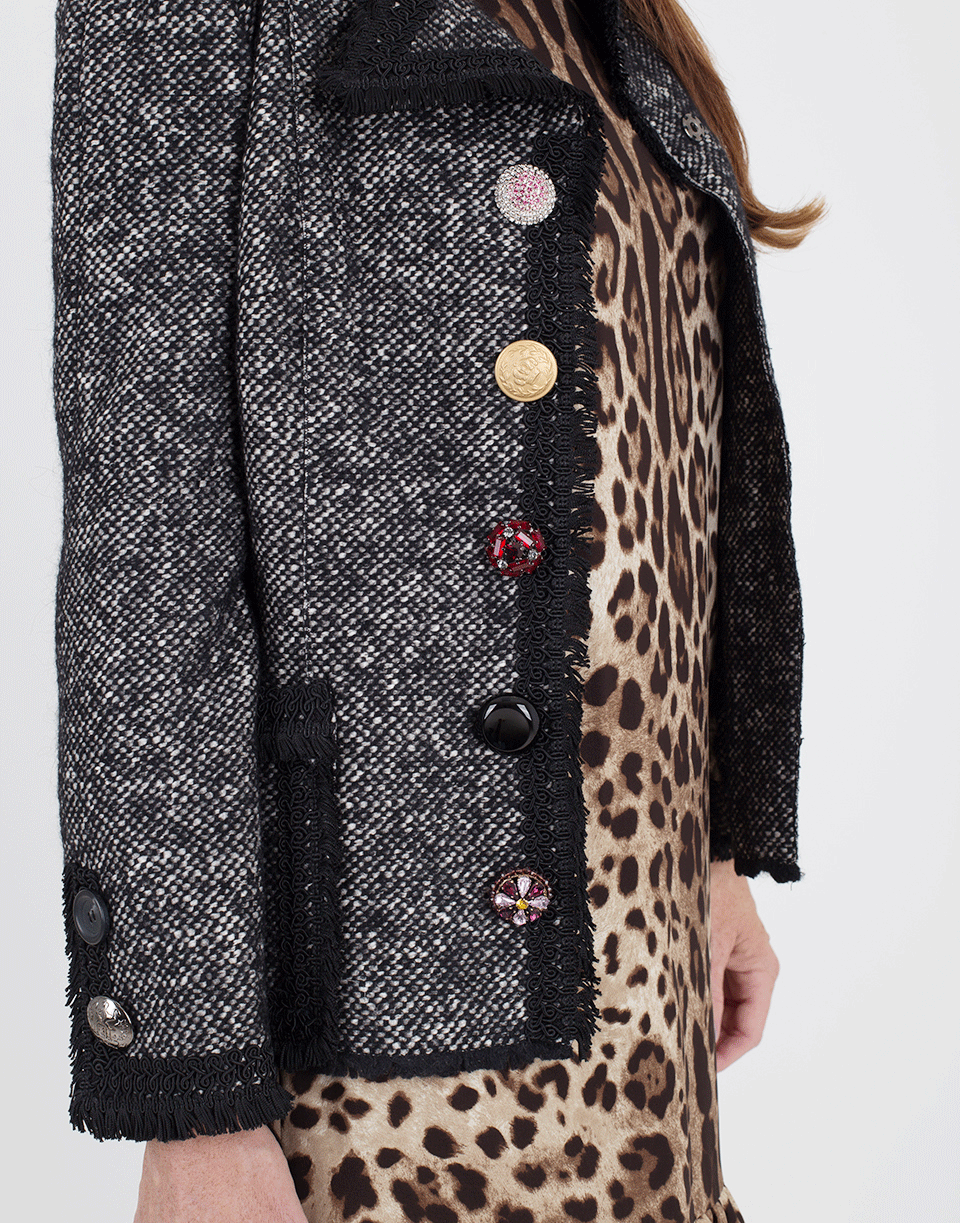 DOLCE & GABBANA-Tweed Jacket-