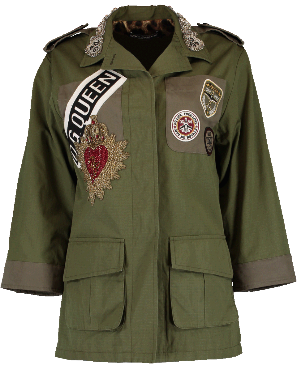 DOLCE & GABBANA-Queen Army Street Jacket-