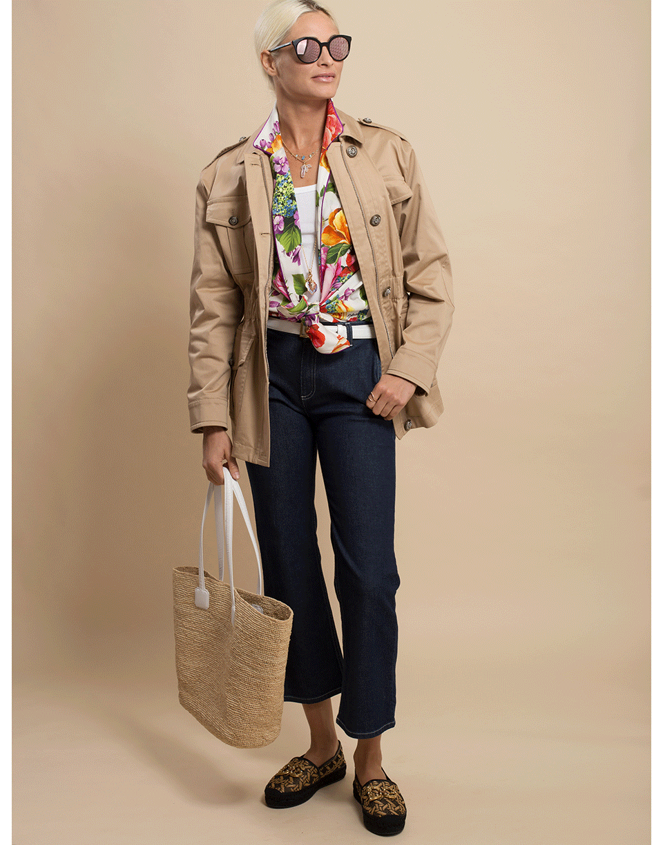 DOLCE & GABBANA-Elastic Waist Colonial Jacket-