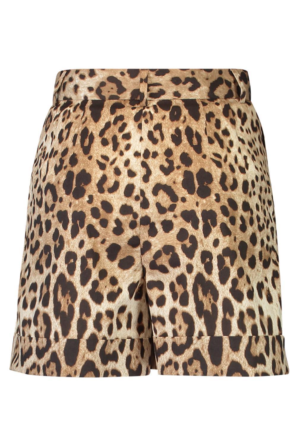Leopard Printed Short-ANIMAL-36-CLOTHINGPANTSHORT-DOLCE & GABBANA
