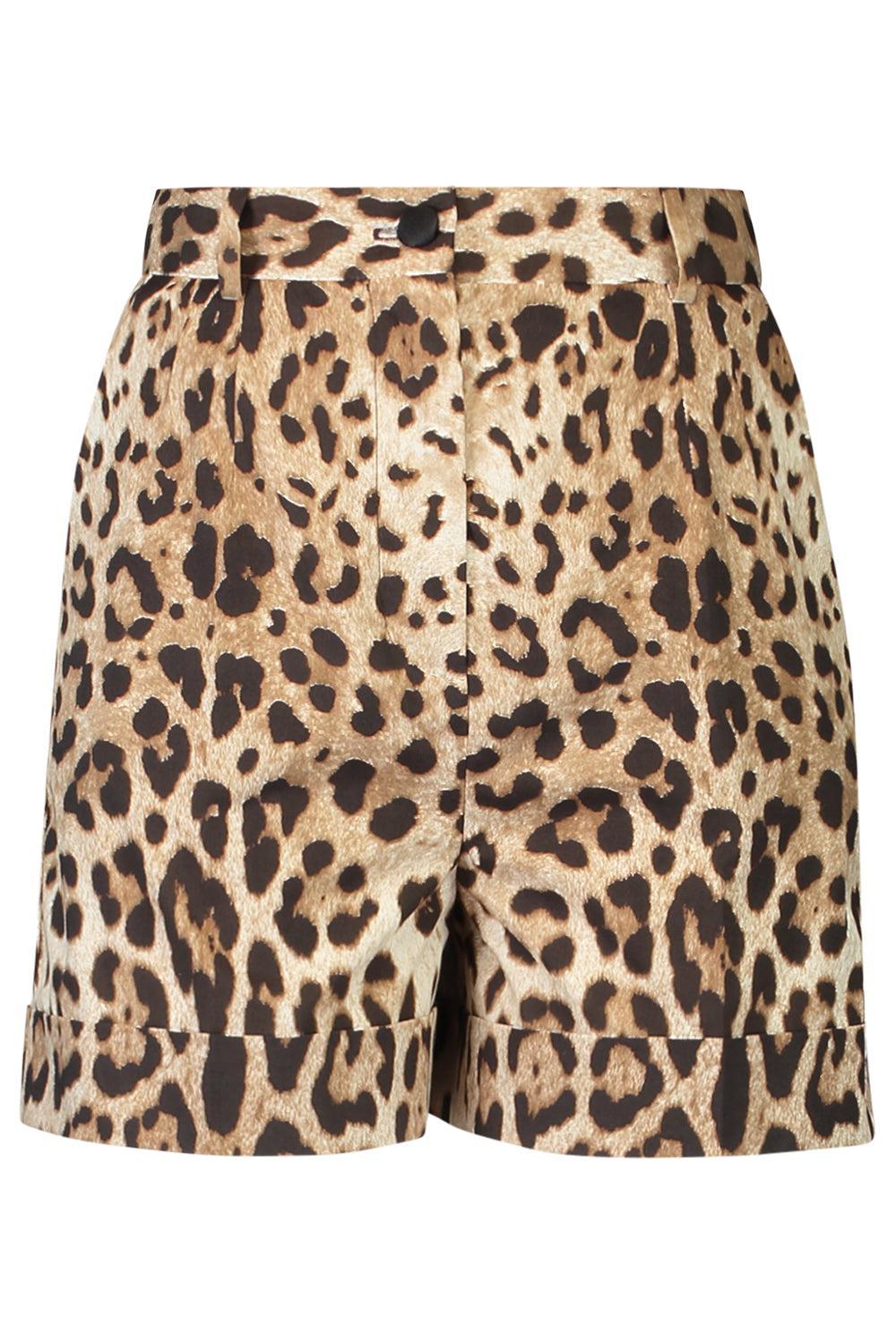 Leopard Printed Short-ANIMAL-36-CLOTHINGPANTSHORT-DOLCE & GABBANA