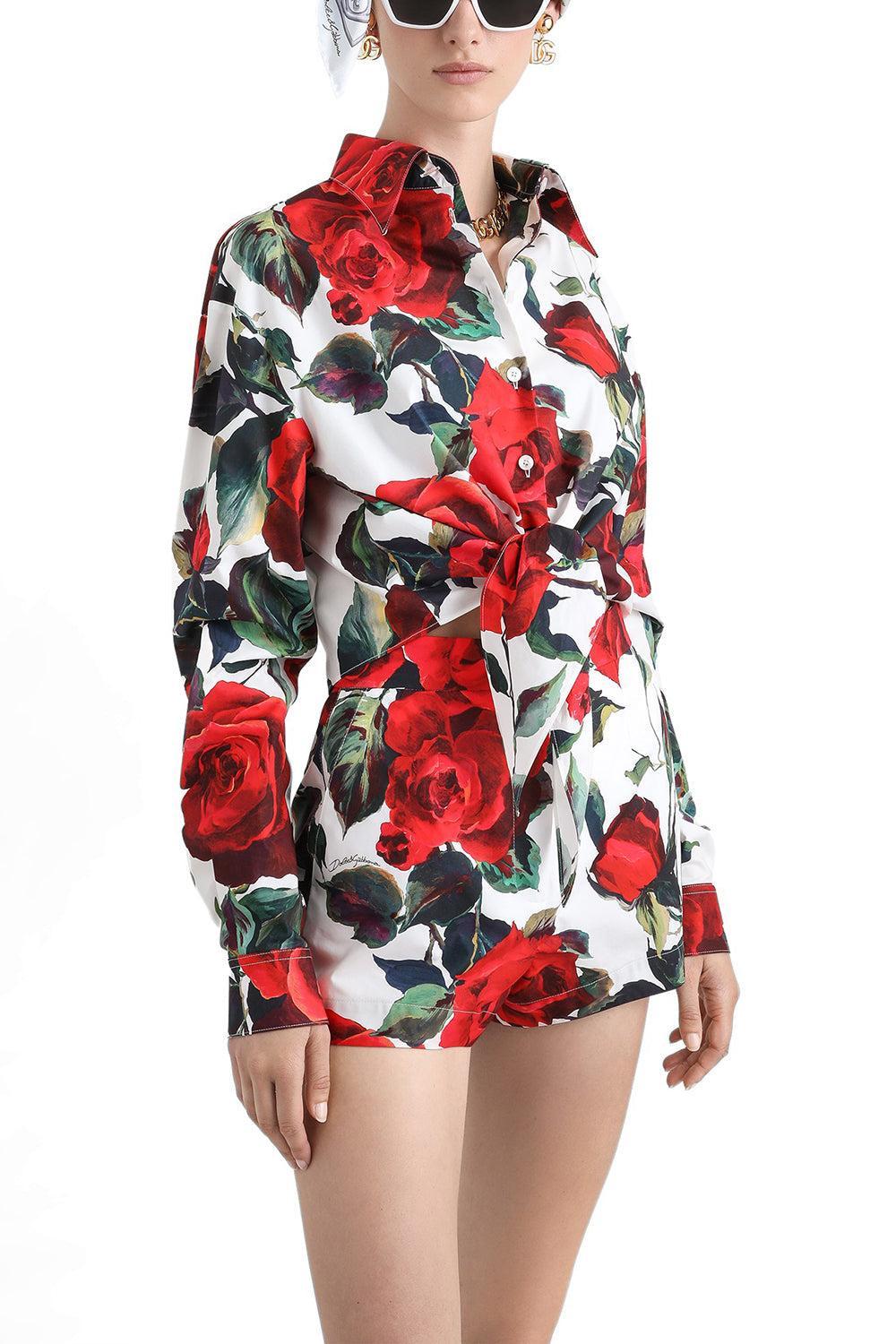 ROSE PRINT SHORTS | DOLCE & GABBANA – Marissa Collections